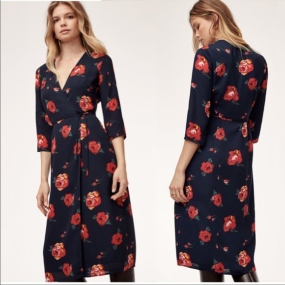Aritzia Dresses & Skirts - Aritzia Babaton Theo Wrap Dress